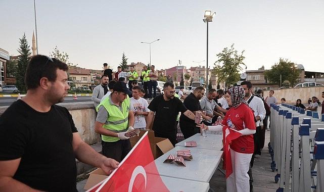 Nevşehir'de Dev Ekranda Milli Maç Heyecanı Yaşandı