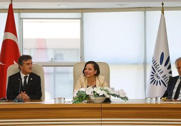 TEMAD'dan Başkan Helil Kınay'a Onursal Üyelik Beratı