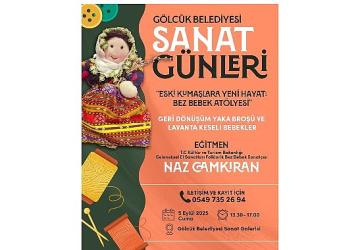 Gölcük'te Sanat Dolu Bir Geri Dönüşüm Etkinliği: Bez Bebek Atölyesi