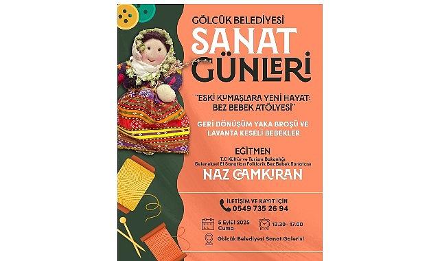 Gölcük'te Sanat Dolu Bir Geri Dönüşüm Etkinliği: Bez Bebek Atölyesi