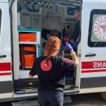 Kahta’da olay yerine giden polis aracı kaza yaptı: 4’ü polis 5 yaralı