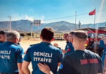 Denizli'de görev tamam, İzmir İtfaiyesi eve dönüyor