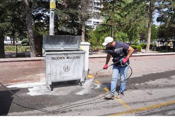 Keçiören'de Geniş Kapsamlı Temizlik Seferberliği