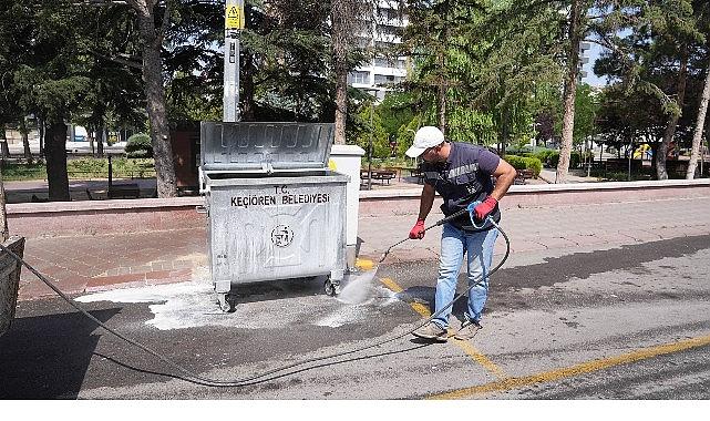 Keçiören'de Geniş Kapsamlı Temizlik Seferberliği Keçiören'de Geniş Kapsamlı Temizlik Seferberliği