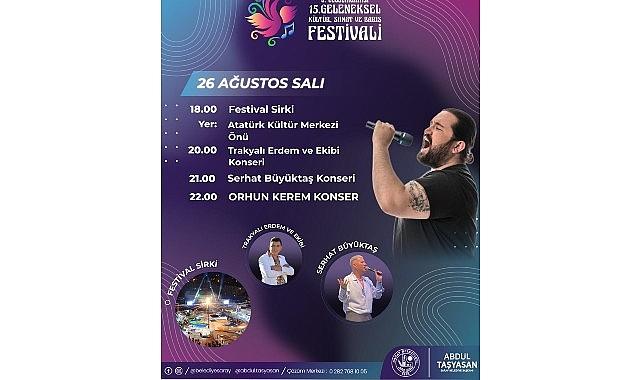 8. Uluslararası Kültür, Sanat ve Barış Festivali başlıyor 8. Uluslararası Kültür, Sanat ve Barış Festivali başlıyor