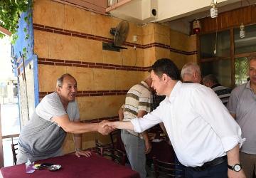 Başkan Aydın'dan vatandaşlara serinletici ikram