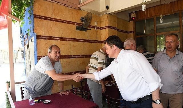 Başkan Aydın'dan vatandaşlara serinletici ikram