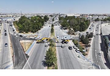 Marangozlar Köprülü Kavşağı'nda Yenileme Çalışmaları Başladı