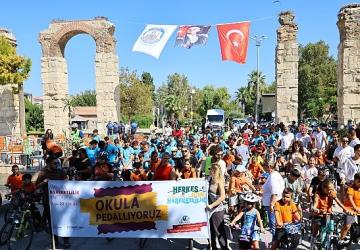 Efes Selçuk'ta Avrupa Hareketlilik Haftası Renkli Görüntülere Sahne Oldu