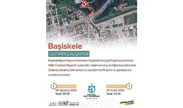 Başiskele Kasap Durağı Altgeçidi geçici olarak trafiğe kapatıldı Başiskele Kasap Durağı Altgeçidi geçici olarak trafiğe kapatıldı