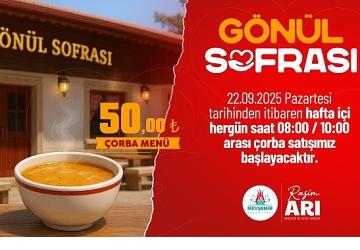 Nevşehir Gönül Sofrası'nda Çorba Hizmeti Başlıyor