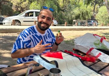 Antalya’daki Sanat Kampında Urfalı Akademisyenden ‘Filistin bayrağı’ ile anlamlı çağrı