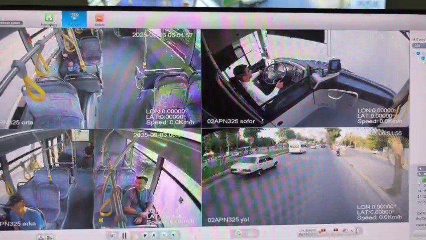Adıyaman Belediyesi’nde çalışan halk otobüsü şoförünün duyarlılığı faciayı önledi - Videolu Haber Adıyaman Belediyesi’nde çalışan halk otobüsü şoförünün duyarlılığı faciayı önledi - Videolu Haber