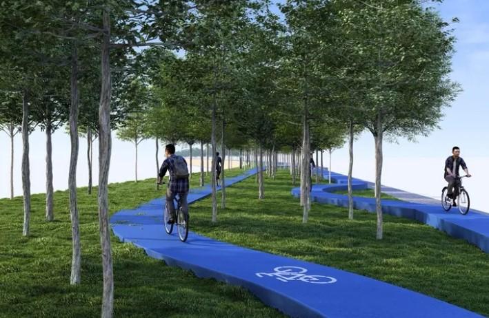 Sürmene’ye Büyükşehir’den Modern Bisiklet Yolu