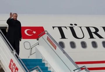 Erdoğan, günübirlik Katar ziyareti için yola çıktı