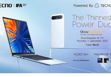 TECNO, IFA ShowStoppers 2025'te TECNO Slim Akıllı Telefonlarını ve Yapay Zeka Destekli Dizüstü Bilgisayarlarını Tanıtacak