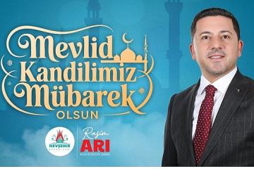 Belediye Başkanımız Rasim Arı'dan Mevlid Kandili Mesajı