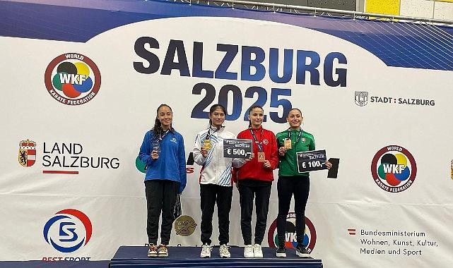 Milli Karateci Avusturya'dan Gümüş Madalyayla Döndü