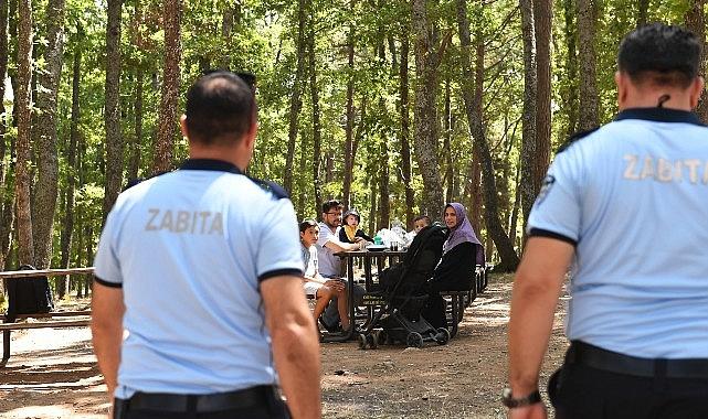Zabıta ekipleri orman yangınlarını önlemek için denetimde