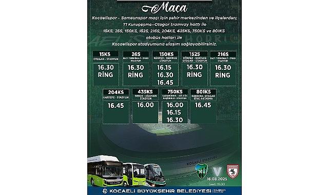 Tüm yollar Büyükşehir'le Kocaeli Stadı'na çıkar