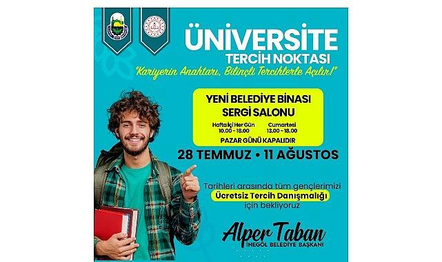 İnegöl Belediyesi'nden Ücretsiz Üniversite Tercih Danışmanlığı Hizmeti İnegöl Belediyesi'nden Ücretsiz Üniversite Tercih Danışmanlığı Hizmeti
