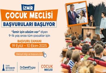 İzmir Çocuk Meclisi başvuruları başlıyor