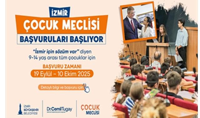 İzmir Çocuk Meclisi başvuruları başlıyor İzmir Çocuk Meclisi başvuruları başlıyor
