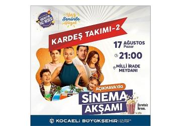 Büyükşehir'le açık havada sinema keyfi bir başka