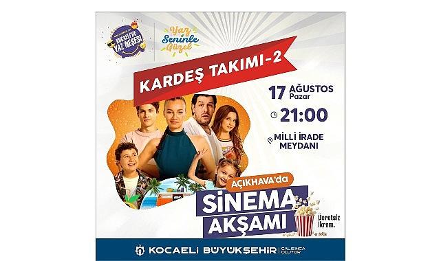 Büyükşehir'le açık havada sinema keyfi bir başka Büyükşehir'le açık havada sinema keyfi bir başka