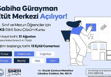 Üsküdar Belediyesi “Sabiha Gürayman Etüt Merkezi" Açılıyor
