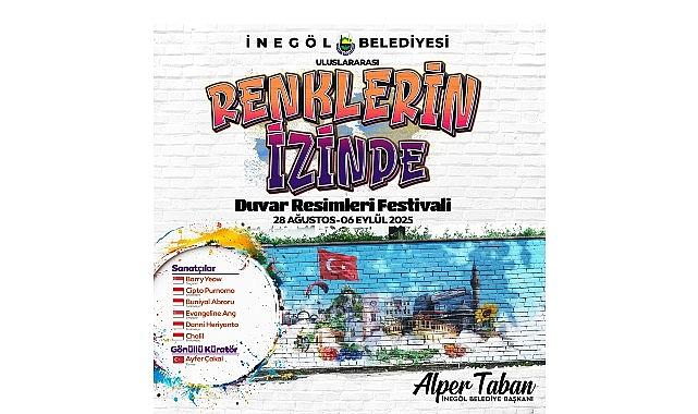 İnegöl'de Duvar Resimleri Festivali İçin Geri Sayım Başladı İnegöl'de Duvar Resimleri Festivali İçin Geri Sayım Başladı