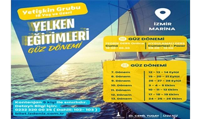 Yetişkin grubu yelken eğitimleri İzmir Marina'da devam ediyor Yetişkin grubu yelken eğitimleri İzmir Marina'da devam ediyor
