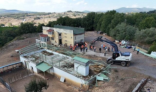 Ömerli Havzası'ndaki Kaçak Yapılar Kaldırıldı