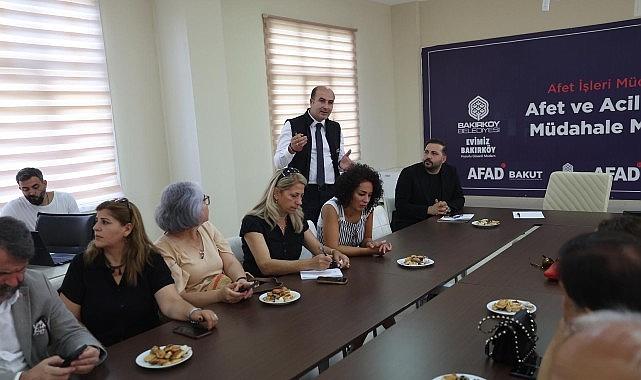 Bakırköy'de Muhtarlarla Deprem Hazırlık Toplantısı