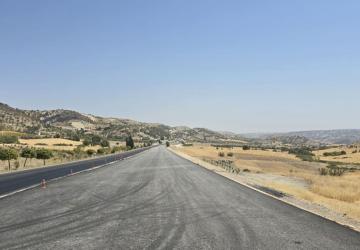Terbizek Kavşağı’nda asfaltlama çalışmaları başladı