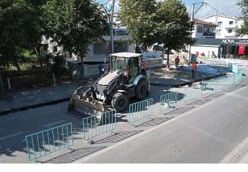 Başiskele sahilinde üstyapı sil baştan