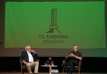 Karşıyaka'da usta gazetecilerden tarihi söyleşi