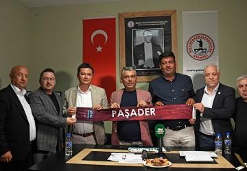 Başkan Erkan Aydın'dan Mustafakemalpaşalılar Derneğine ziyaret