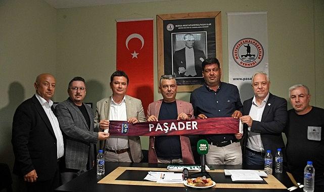 Başkan Erkan Aydın'dan Mustafakemalpaşalılar Derneğine ziyaret