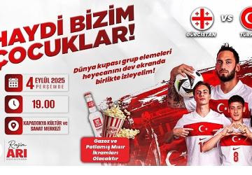 İlk Maç Dev Ekranda, Kalbimiz Milli Takımla