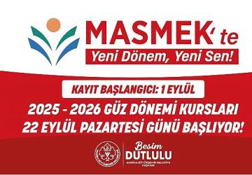 MASMEK'te Yeni Dönem Kayıtları Başladı