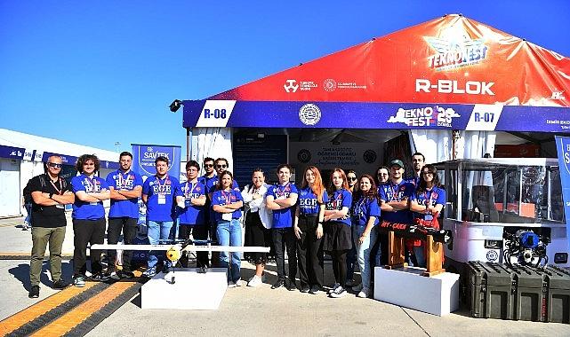 TEKNOFEST İstanbul'da Ege Üniversitesi yoğun ilgi gördü