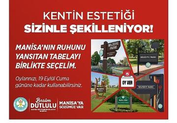 Manisa'nın Tabelalarına Halk Karar Verecek