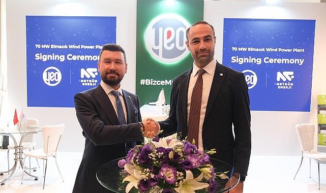 YEO ve Met-Gün Enerji'den 70 MW'lık rüzgar enerjisi santrali