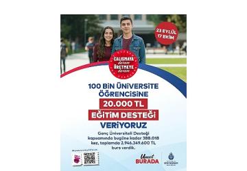 Genç Üniversiteli Desteği'ne Başvurular 23 Eylül'de Başlıyor