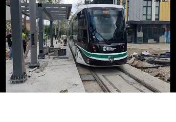 Stada gidecek tramvayda soğuk testler yapılıyor