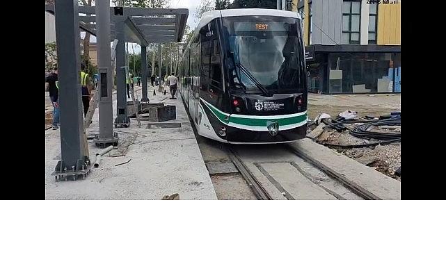 Stada gidecek tramvayda soğuk testler yapılıyor