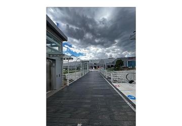 Şehir Hastanesi üst geçidinde hummalı çalışma