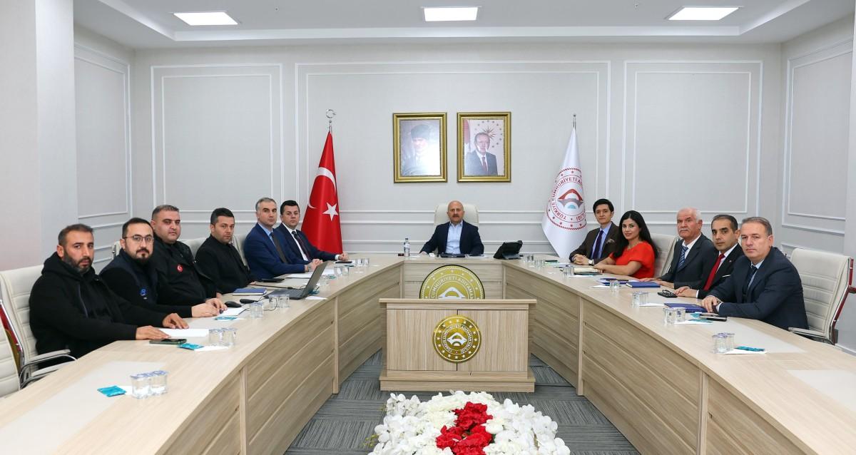 Adıyaman’da Haftalık Koordinasyon Toplantısı Yapıldı