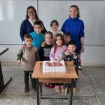 Haymana'da Başkan Koç, Verdiği Pasta Sözünü Köy Okullarında da Yerine Getirdi